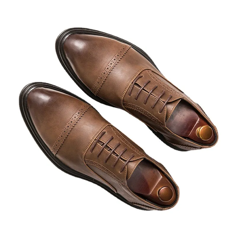 Large Men's Business Dress Shoes Spring 2024