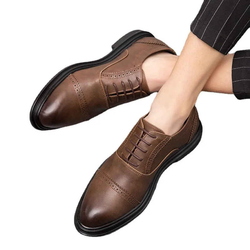 Large Men's Business Dress Shoes Spring 2024