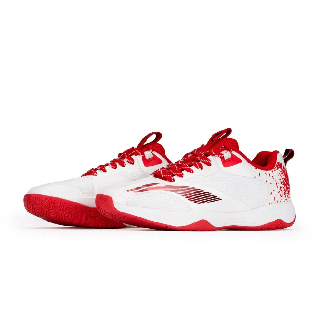 Li-Ning Hypersonic Badminton Shoes White/Red