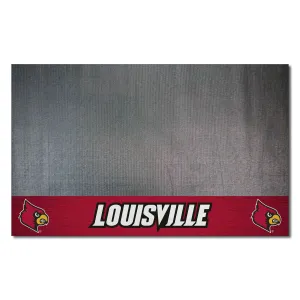 Louisville Cardinals Vinyl Grill Mat - 26in. x 42in.