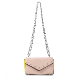 Marni Small Triangle Shoulder Bag in Pink