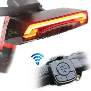 Meilan X5 Wireless Remote Control Laser Tail Lamp for Bicycle, Waterproof Level: IPX4