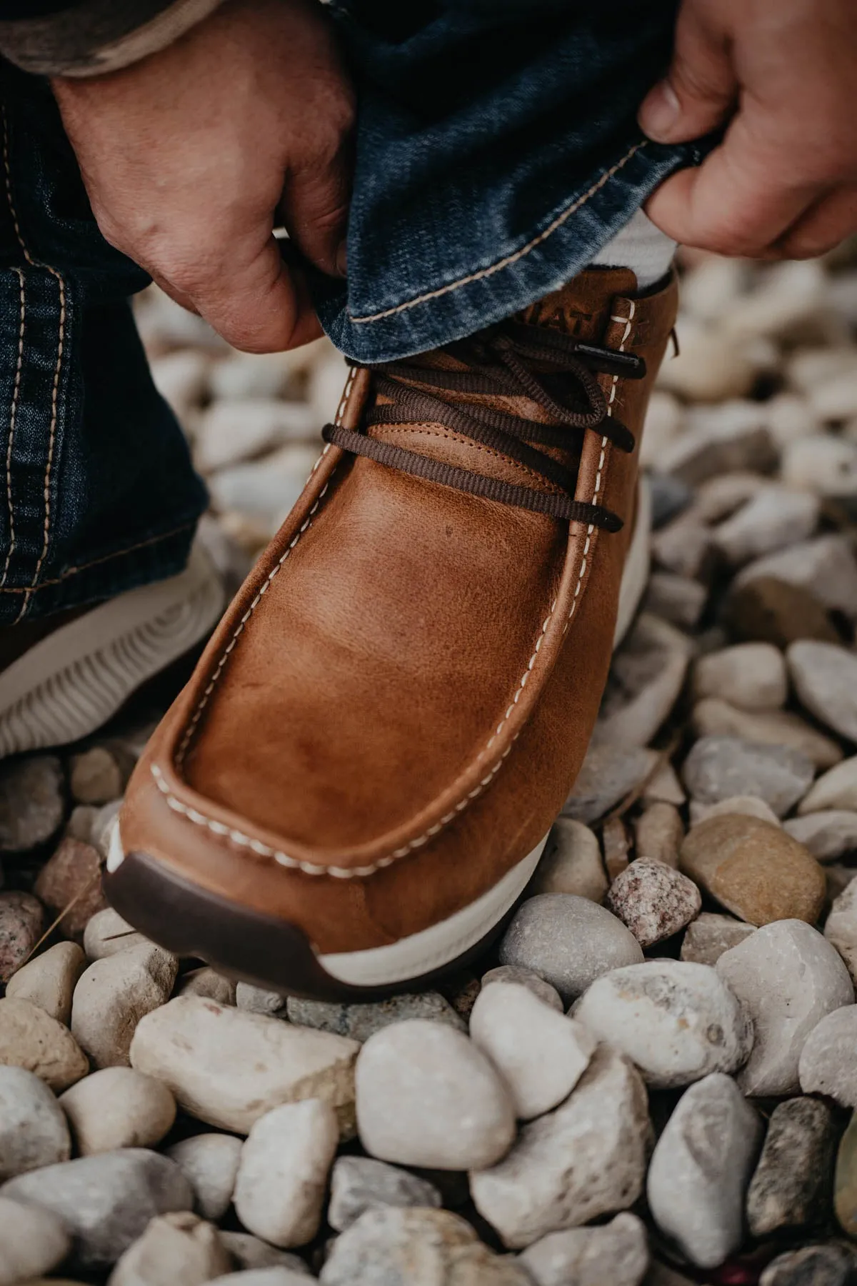 Men's Ariat Toasty Tan Leather All Terrain Spitfire {EE Width}