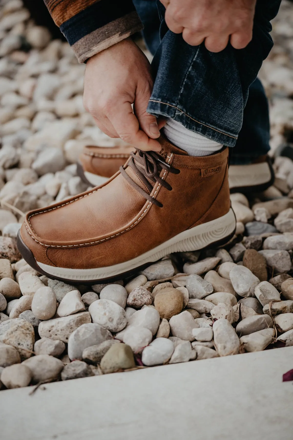 Men's Ariat Toasty Tan Leather All Terrain Spitfire {EE Width}