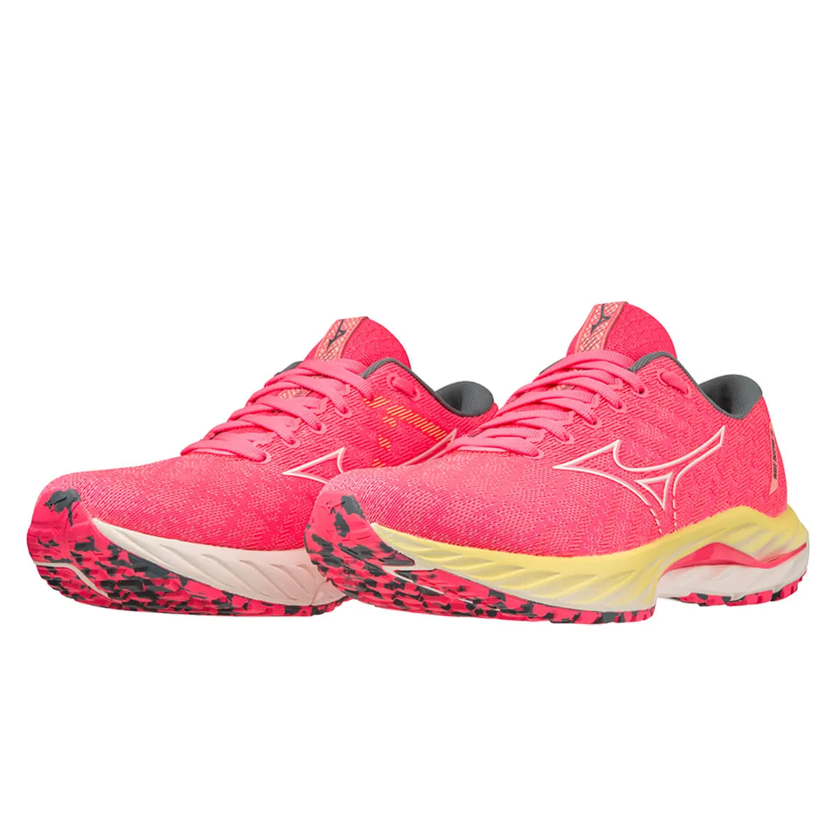 Mizuno Wave Inspire 19 Womens | H-Vpink/swhite/luminous