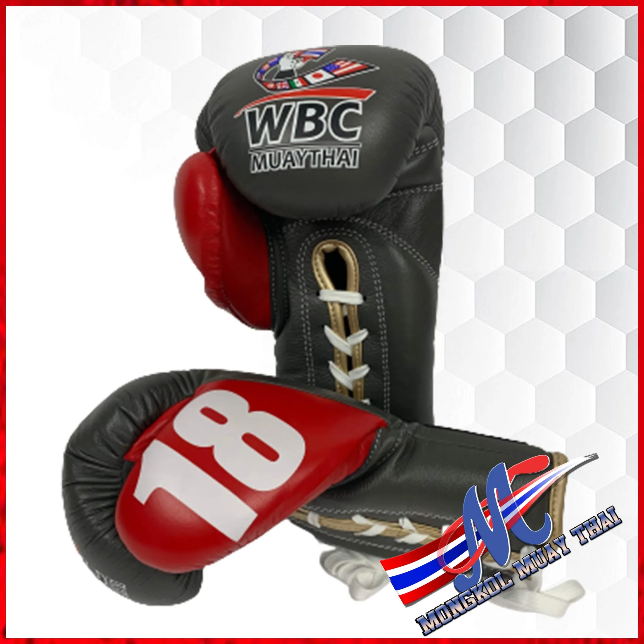 Mongkol Boxing Glove WBC Collection Last 2 pairs in Blue thumbs