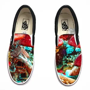 Mystic Garden Escape - Custom Slip Ons