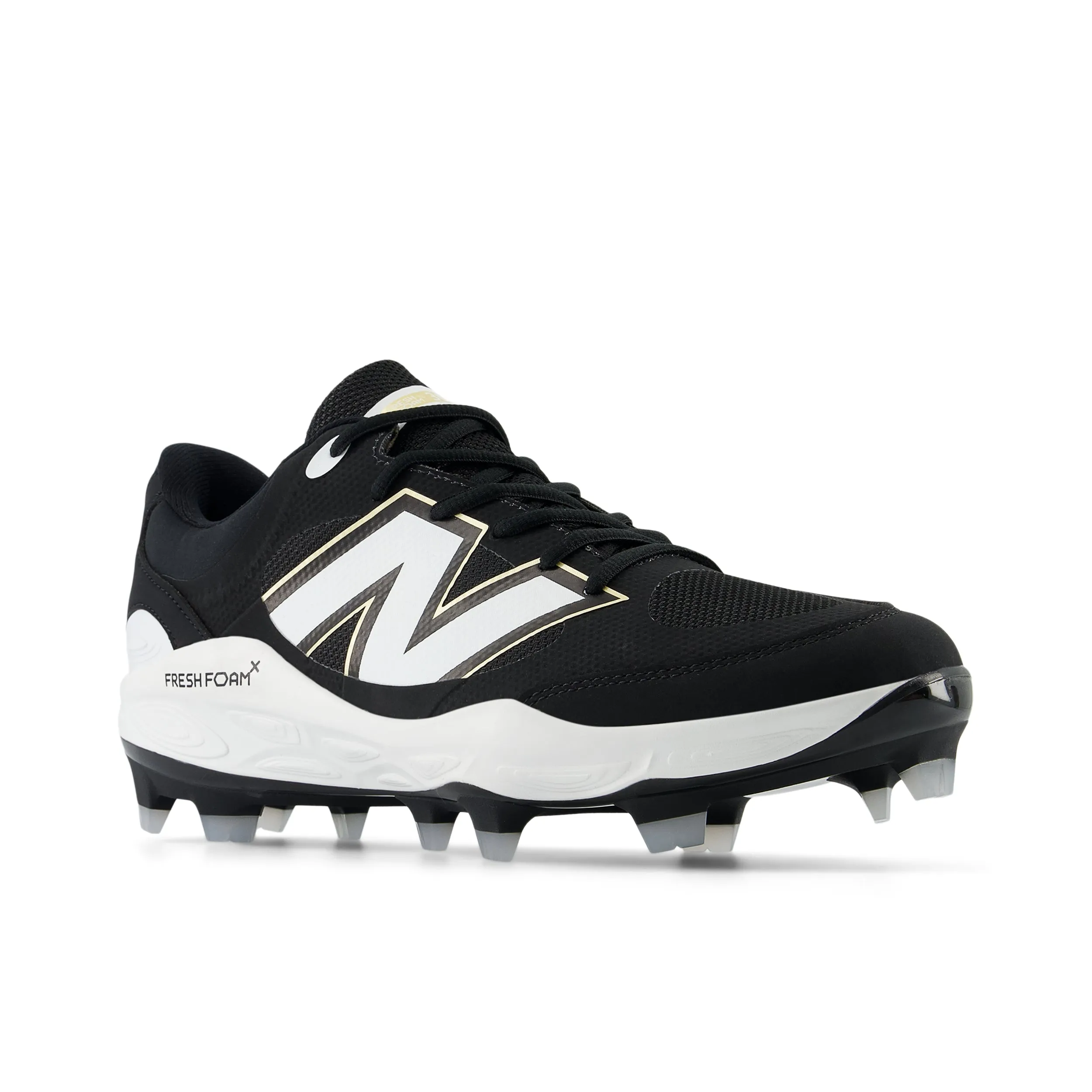 New Balance Fresh Foam PL3000K7 2E Fit Moulded Cleats - Black