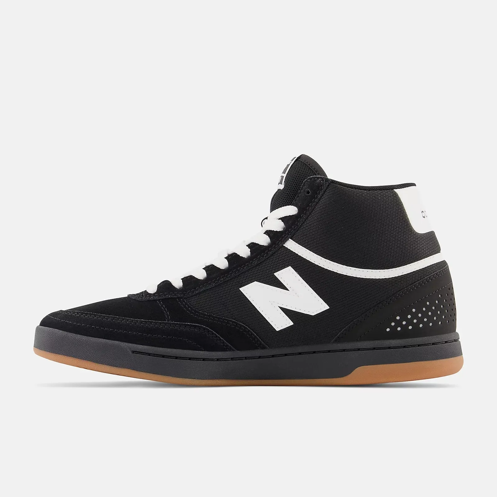 New Balance Shoes Numeric 440 High - Black with White