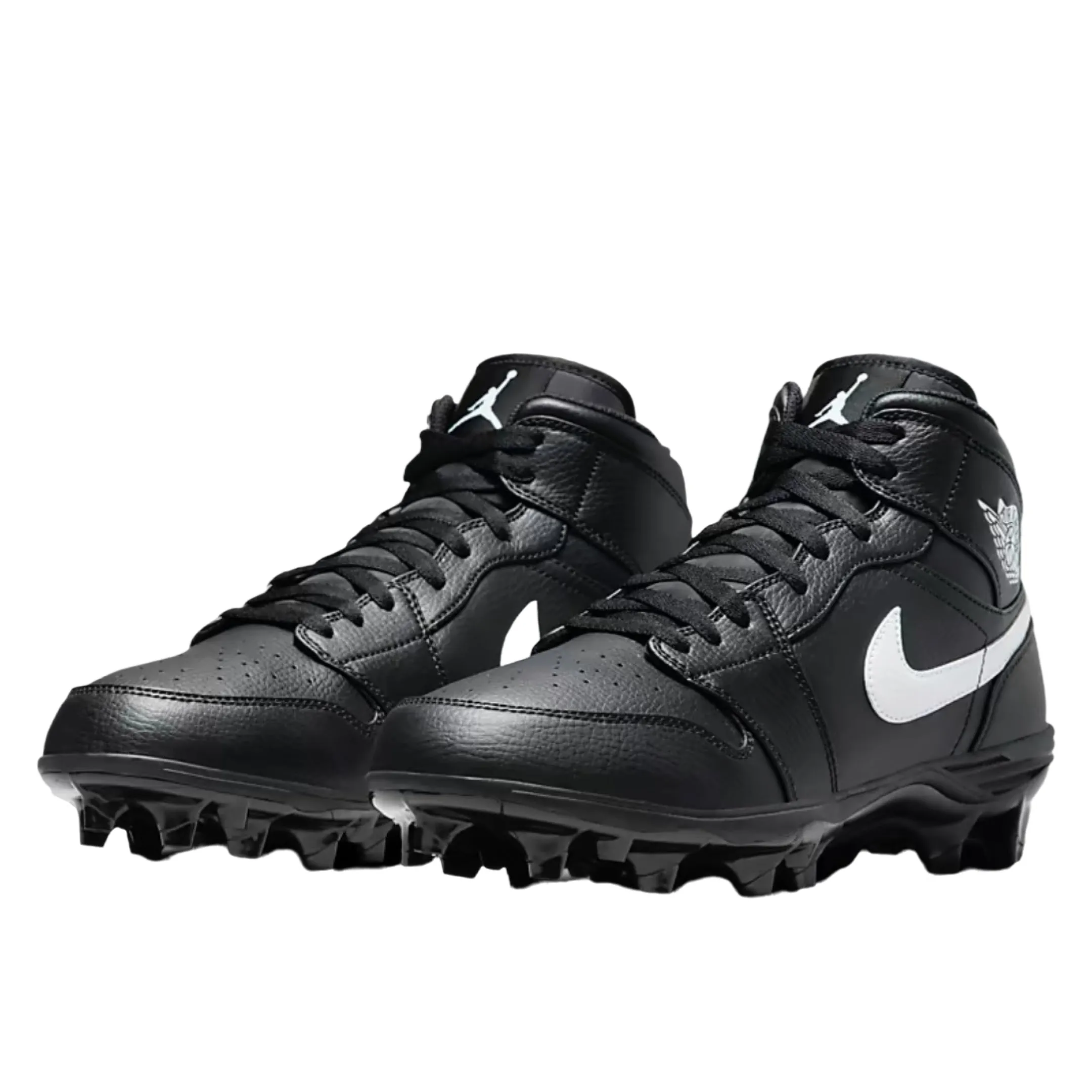 Nike JORDAN 1 Mid TD Football Cleats - Black