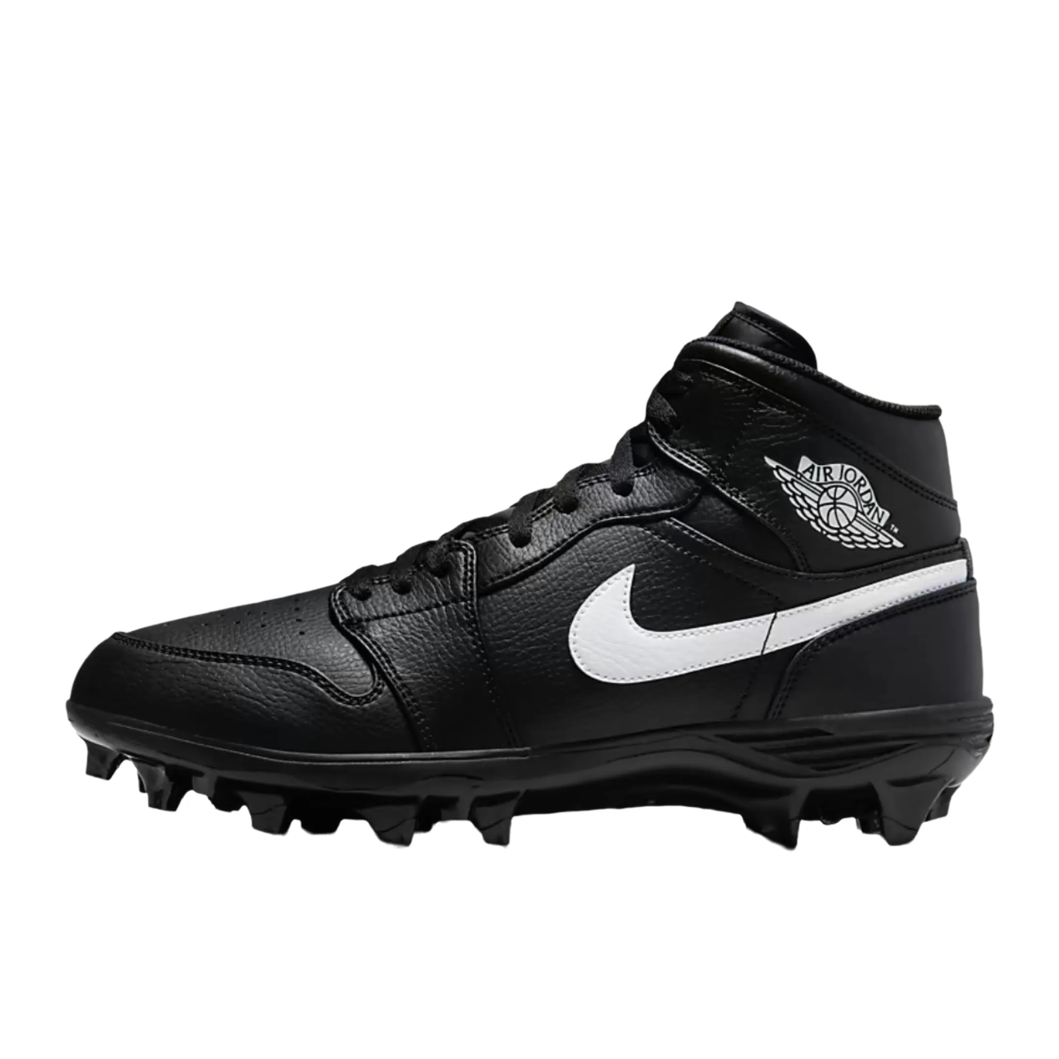 Nike JORDAN 1 Mid TD Football Cleats - Black