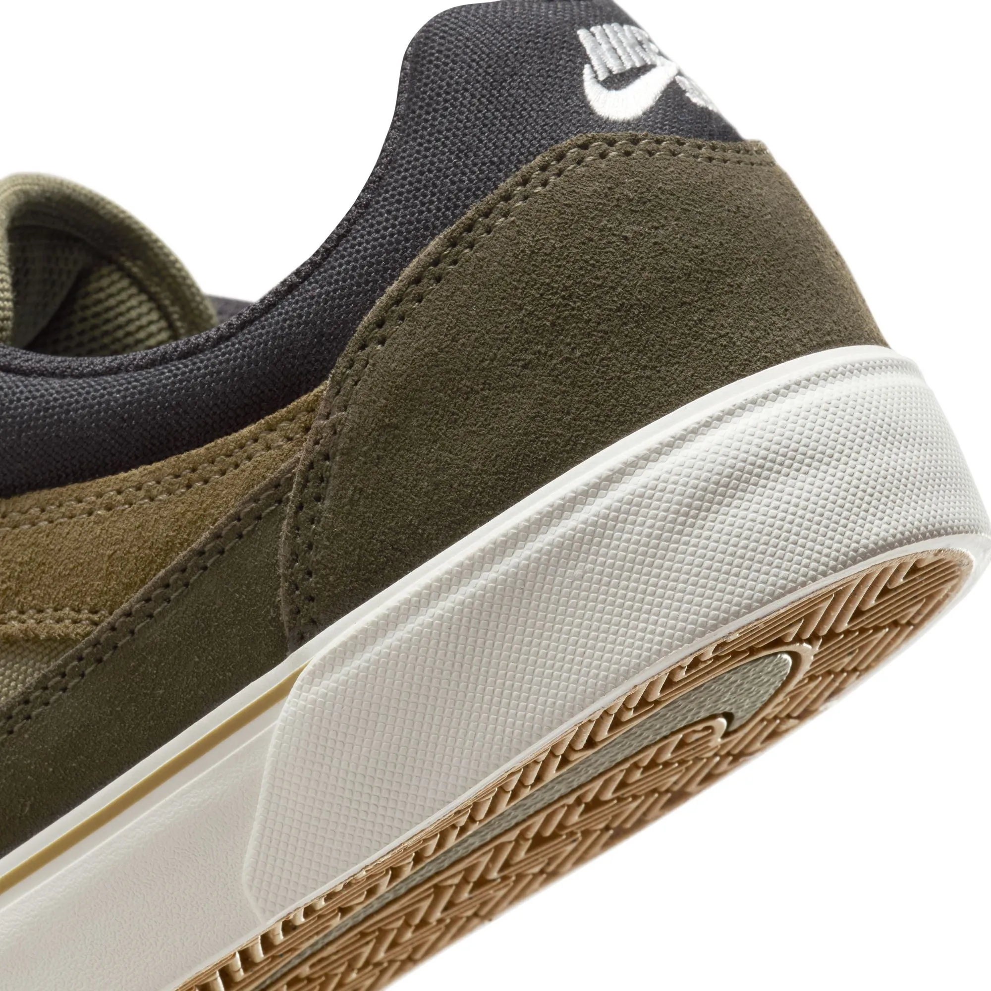 Nike SB Malor Skate Shoe- MEDIUM OLIVE/SAIL-CARGO KHAKI-BLACK