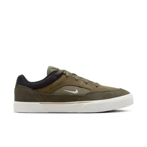 Nike SB Malor Skate Shoe- MEDIUM OLIVE/SAIL-CARGO KHAKI-BLACK