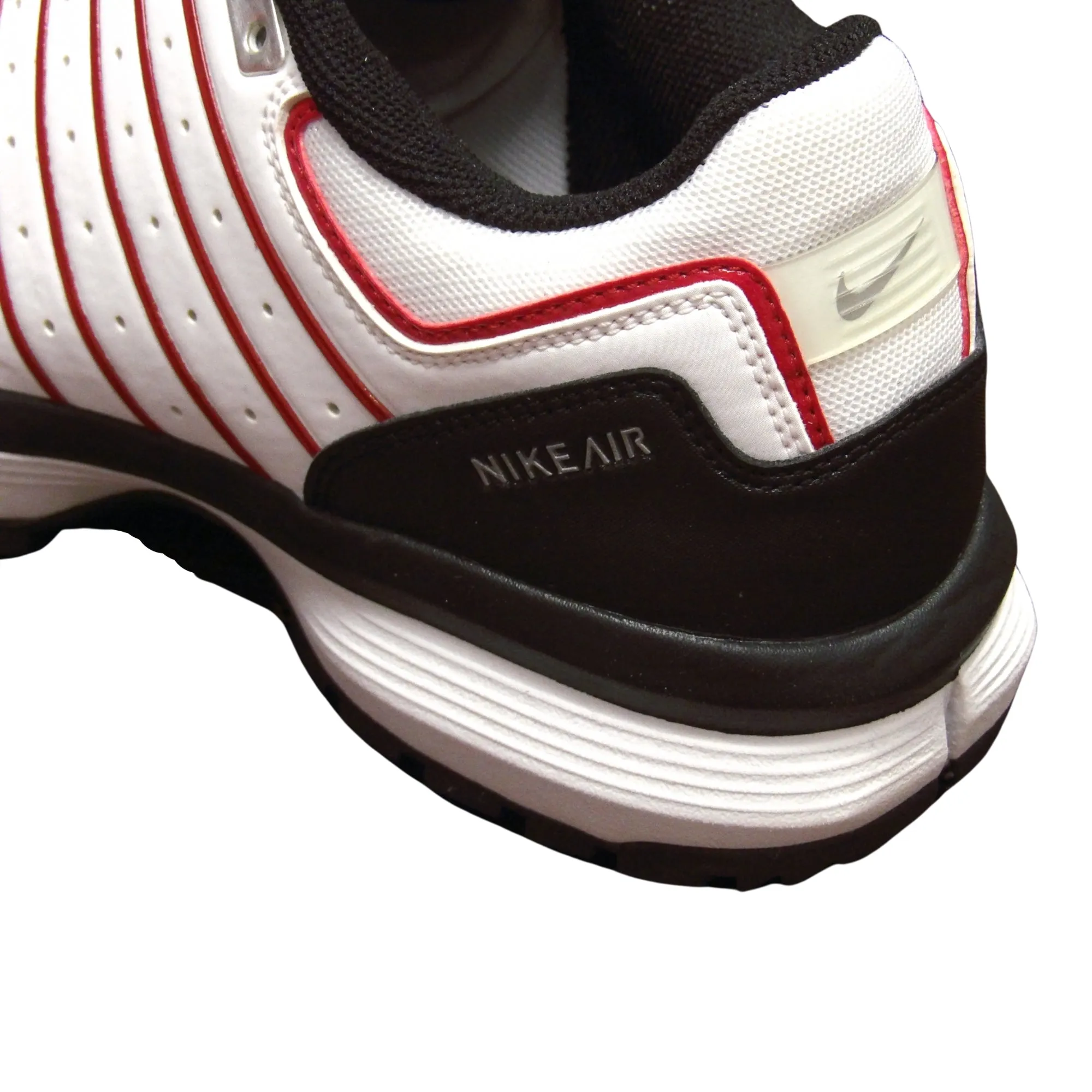 Nike Shoes Air-Max-Go Cricket Shoes - White/Red