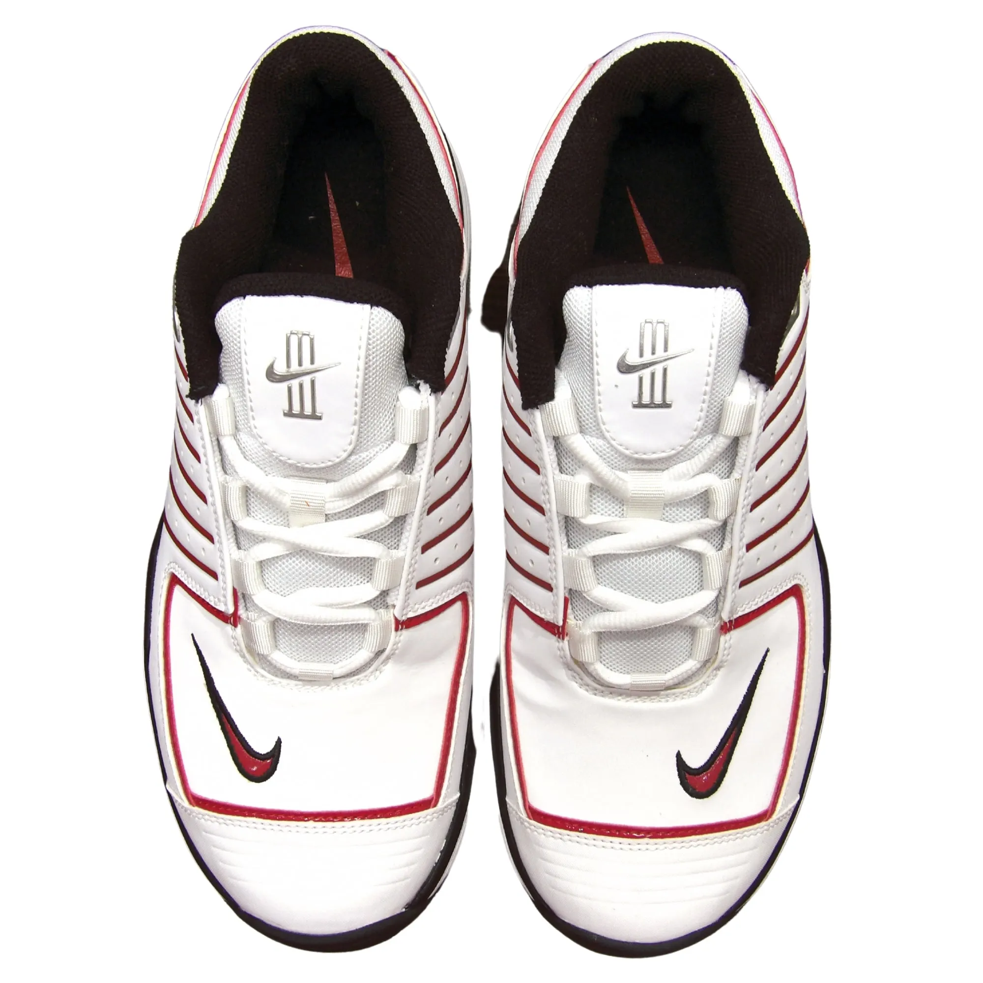 Nike Shoes Air-Max-Go Cricket Shoes - White/Red