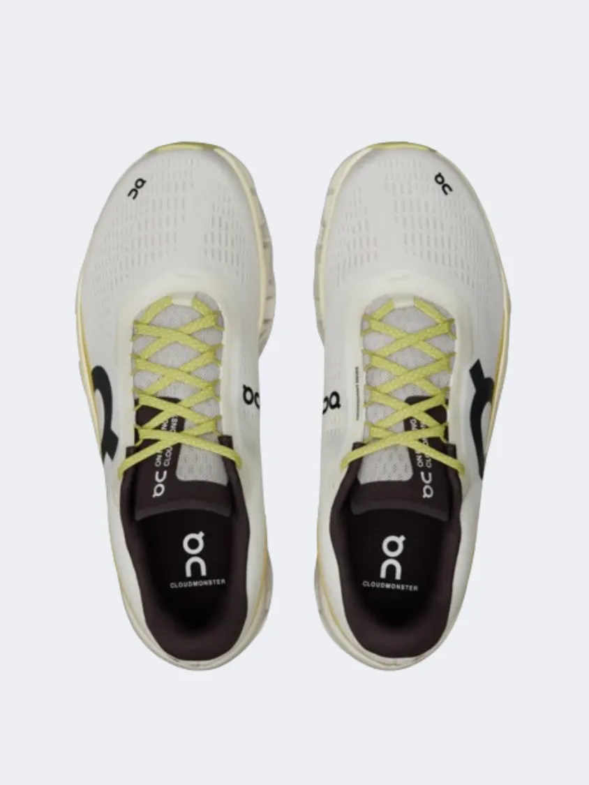 On Cloudmonster 2 Men Running Shoes Undyed/Zest