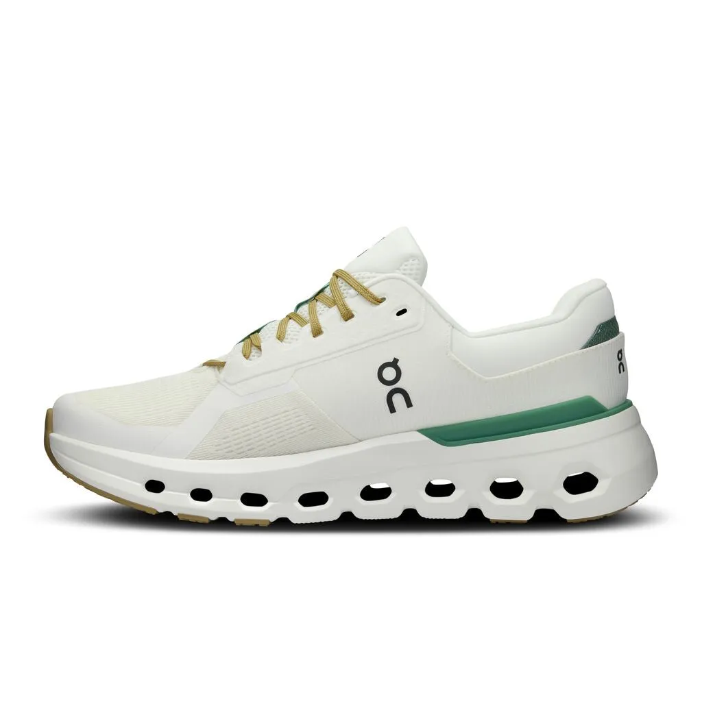 On Men's Cloudrunner 2 Running Shoes Undyed / Green