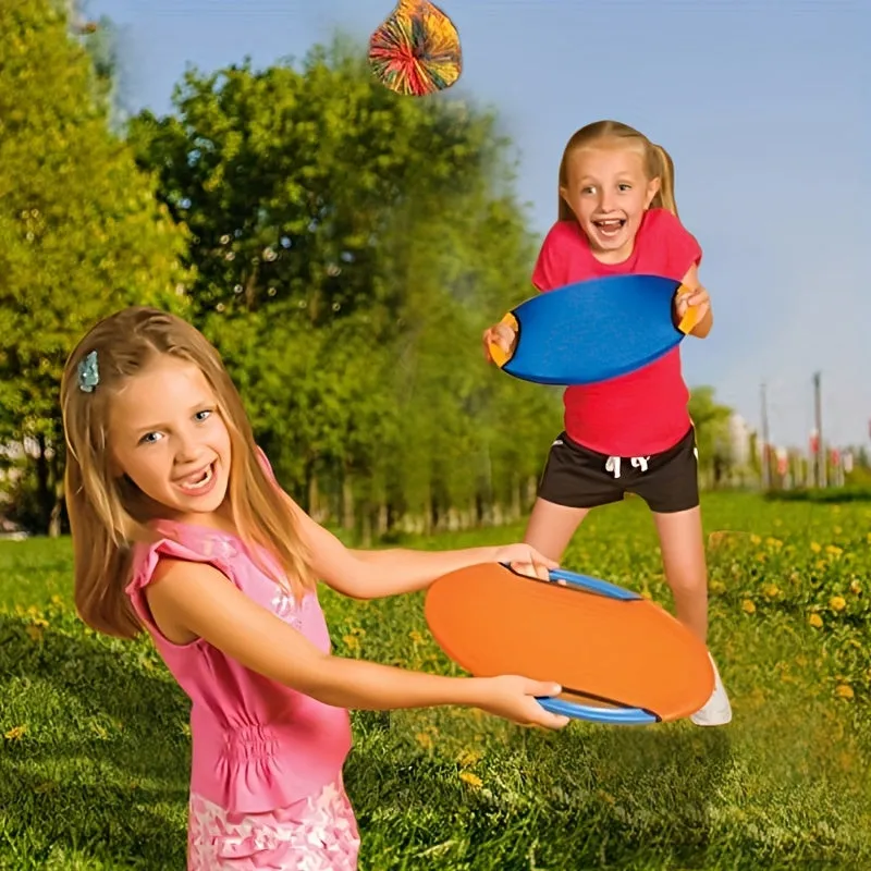 Outdoor Interactive ParentChild Bouncing Hoop  Ball Toy Set