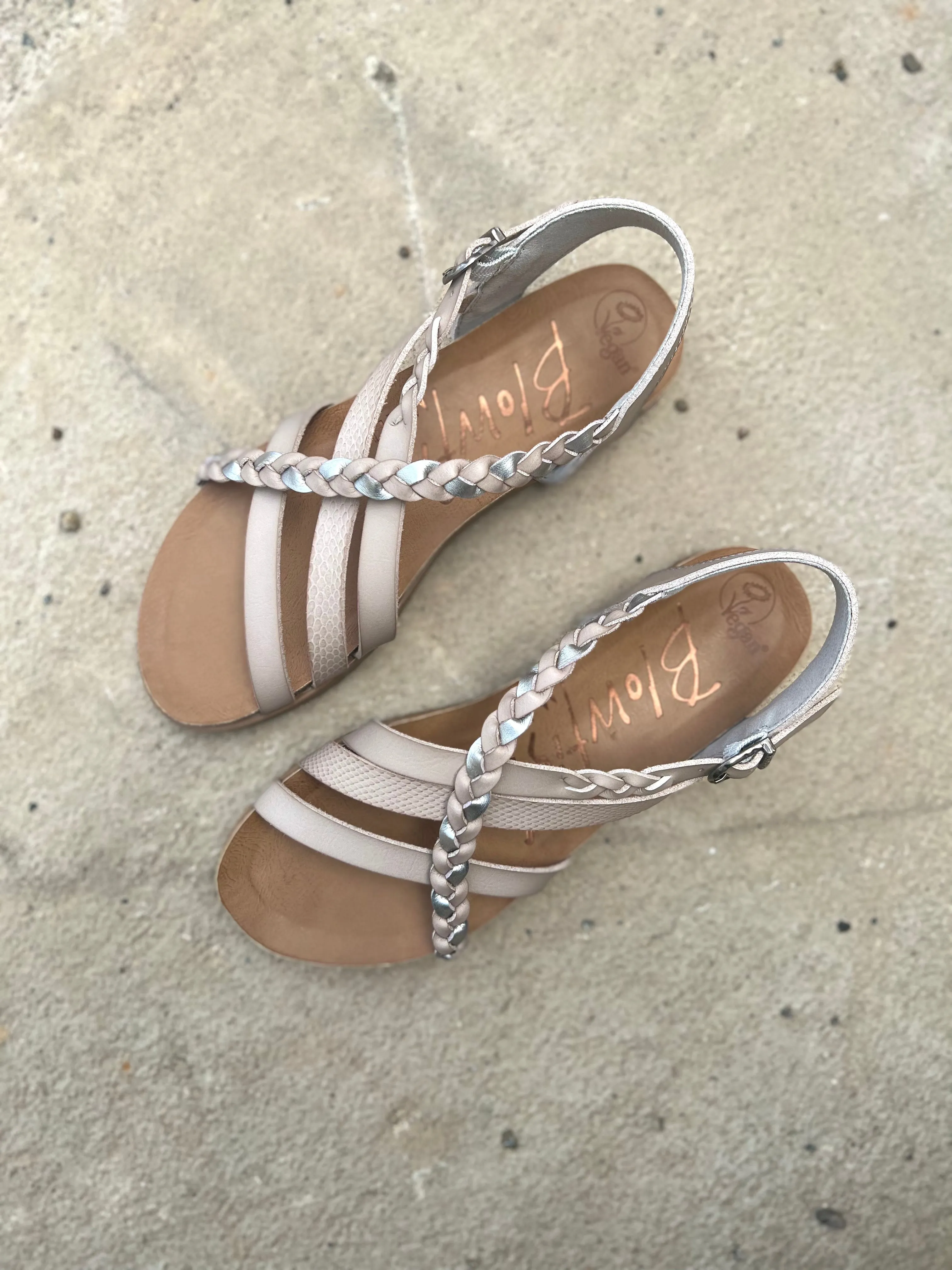 *Outlet* Blowfish Maddi Sandals (Zinc)