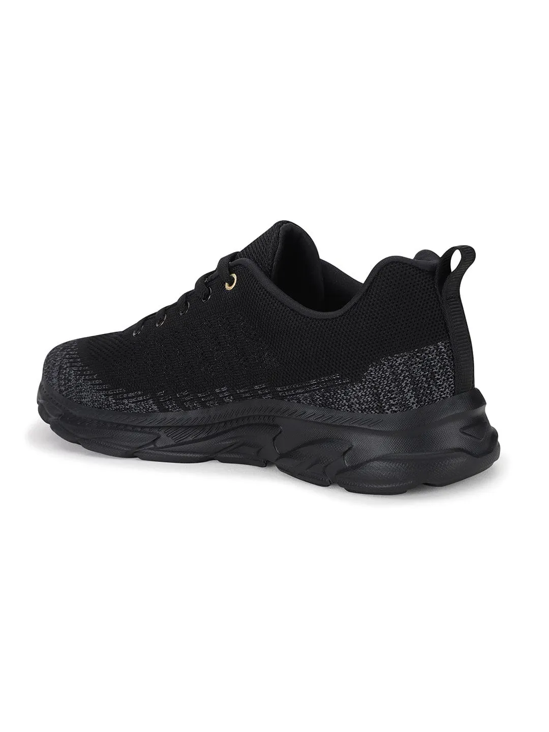 PHYRON Black Men's Sports Shoes