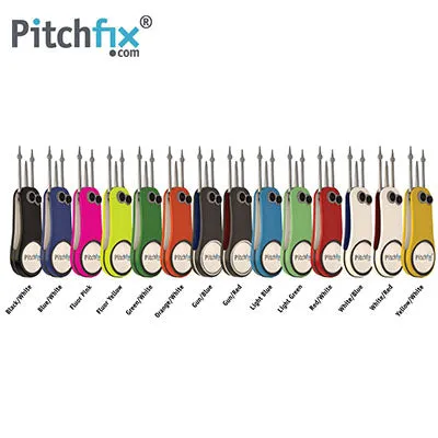 Pitchfix Fusion 2.0 Golf Divot Tool with Ball Marker and Pencil Sharpener