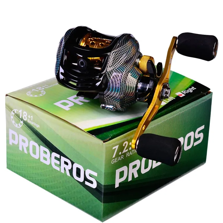 PROBEROS Metal Drop Wheel 18 1 Axis Lure Fish Wheel, Style: DW132PR Right Hand