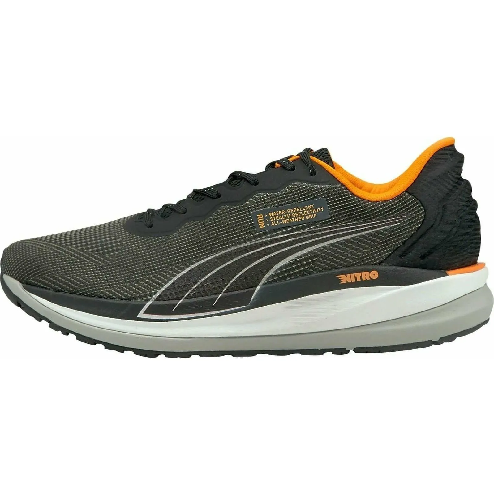 Puma Magnify Nitro WTR Mens Running Shoes - Black