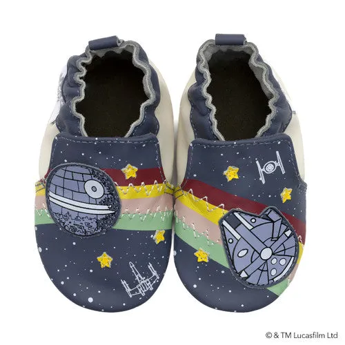 Robeez Star Wars™ Rule the Galaxy Soft Soles Color: Dark Blue