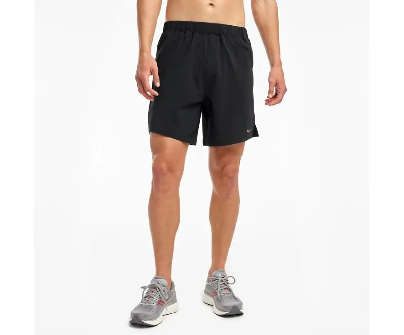 Saucony | Outpace 7" Short | Men's | Black