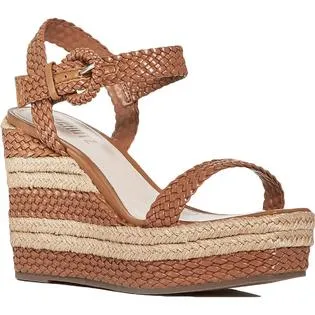 SCHUTZ - NANI LEATHER ESPADRILLE SANDALS **FREE SHIPPING**