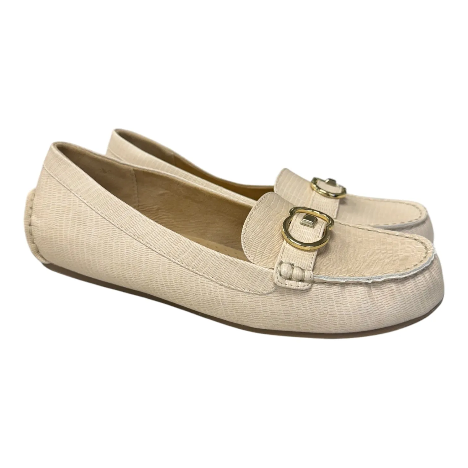 Shoes Flats By Liz Claiborne In Tan, Size:8.5