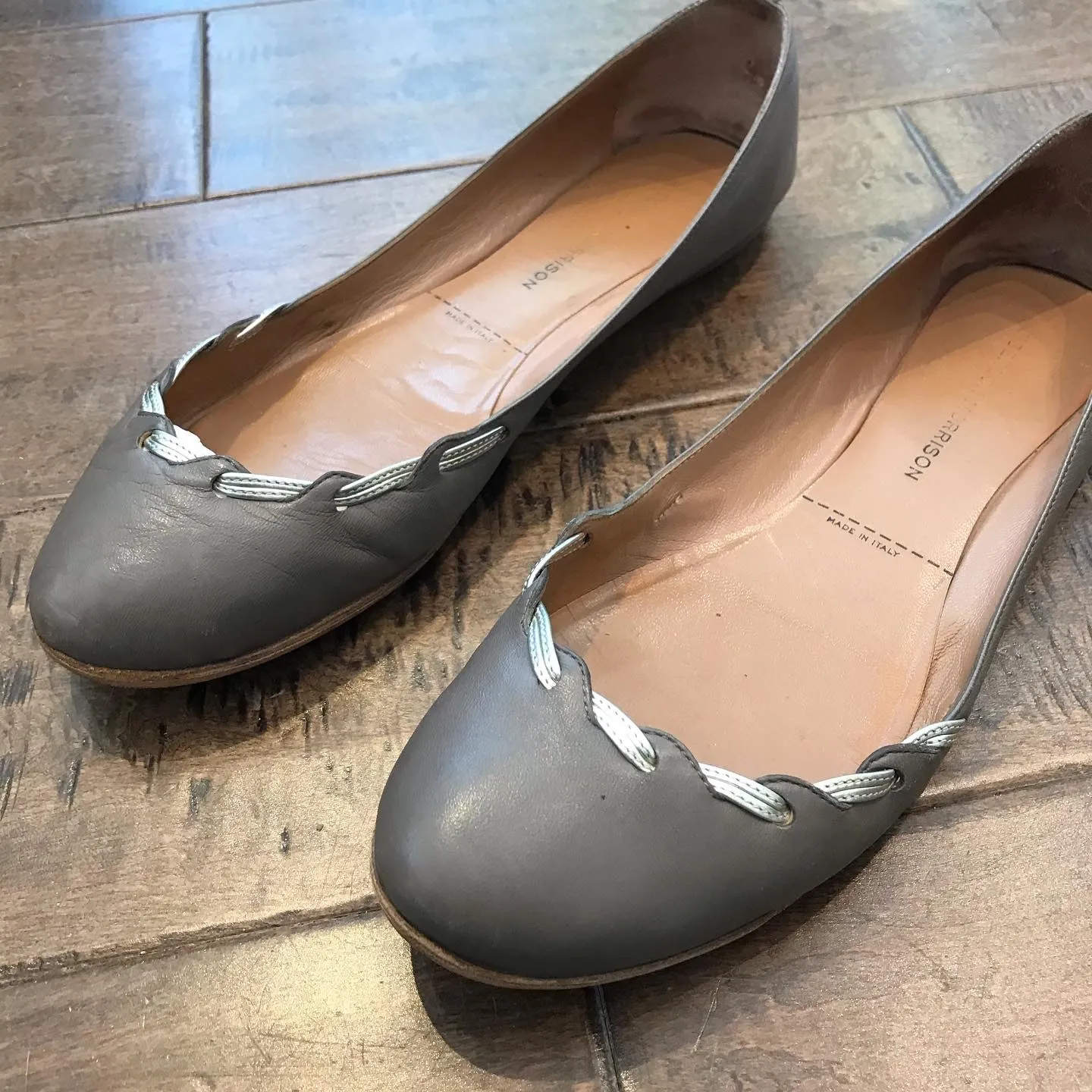 SIGERSON MORRISON Leather Ballet Flats