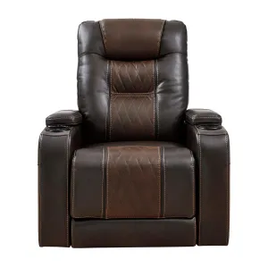 Signature Design by Ashley Composer Power Leather Look Recliner 2150713