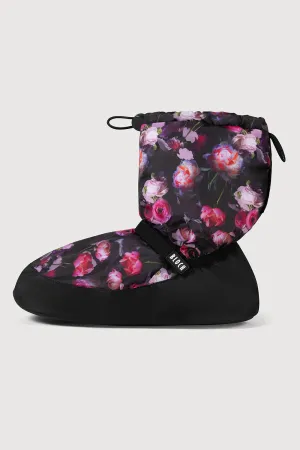 SIM5009BP - Bloch Adult Floral Printed Warmup Booties