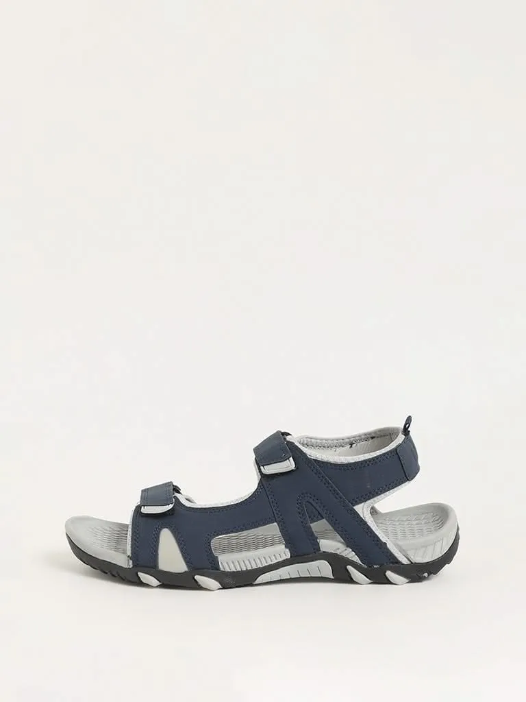 SOLEPLAY Navy Double Band Sandals