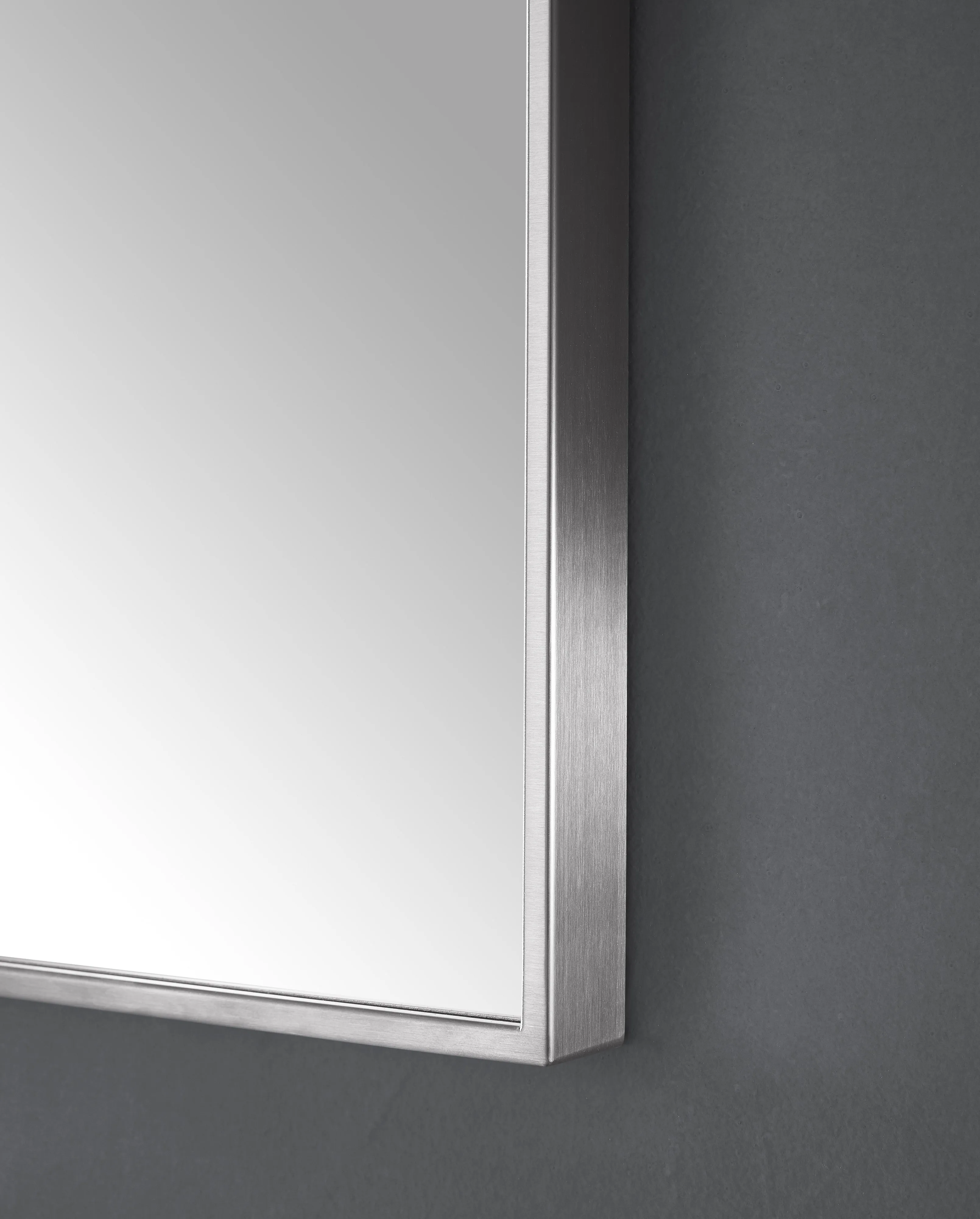 Sonoma 59 in. Bathroom Mirror with Stainless Steel Metal Frame