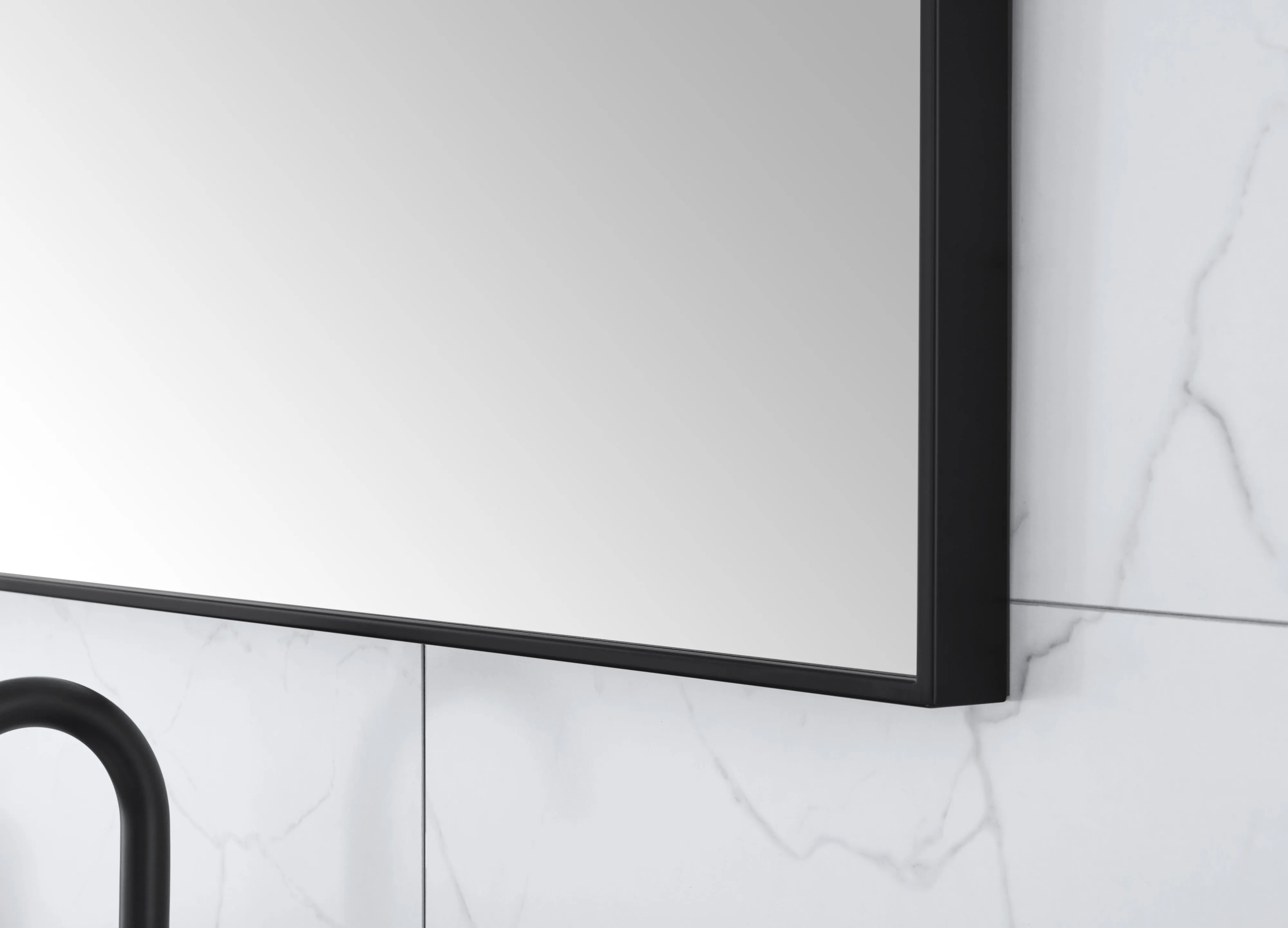 Sonoma 59 in. Bathroom Mirror with Stainless Steel Metal Frame