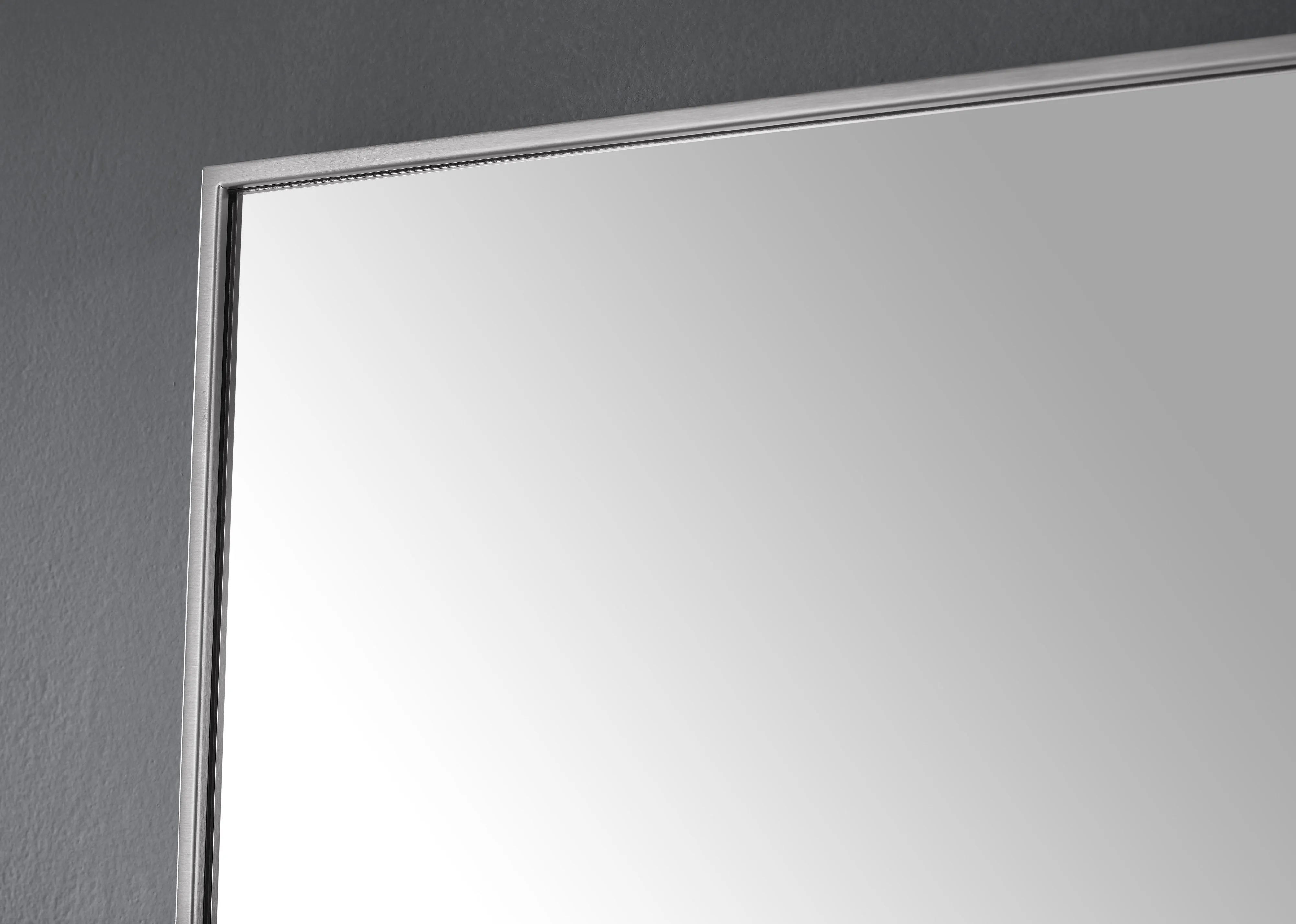 Sonoma 59 in. Bathroom Mirror with Stainless Steel Metal Frame