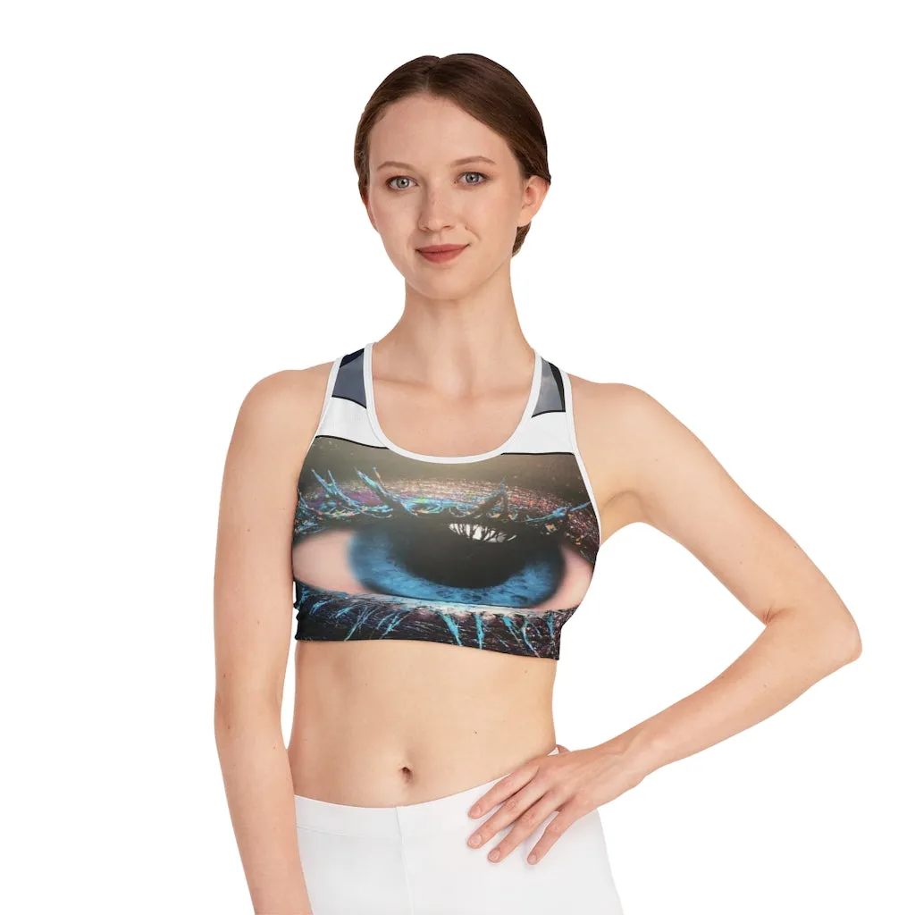 Sports Bra  AL BLUE DESIGNED