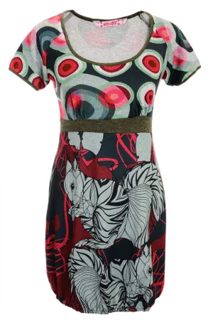 SWING Printed Dress