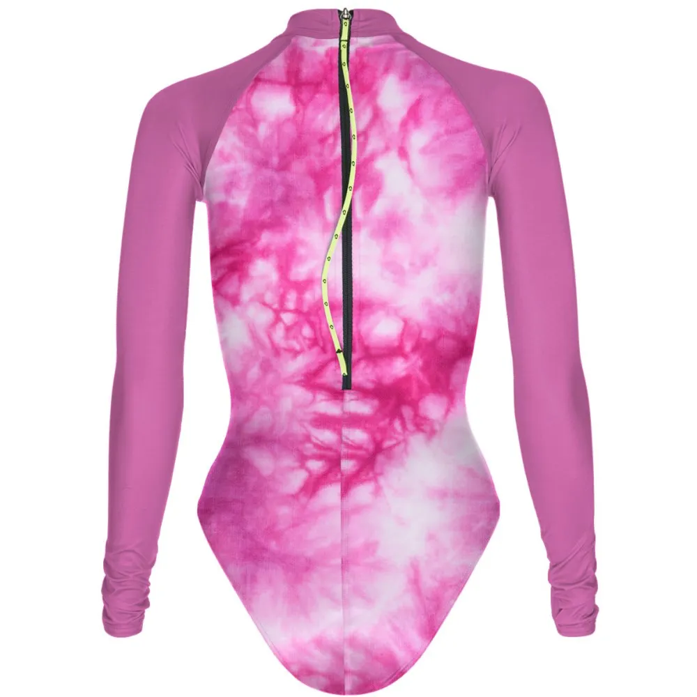 Tie Dye Pink - Surf Swimming Suit Classic Cut