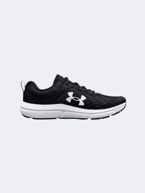 Under Armour Assert 10 Gs-Boys Running Shoes Black/White