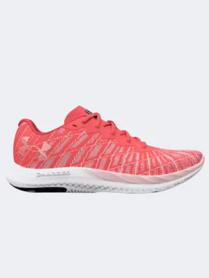 Under Armour Charged Breeze 2 Women Running Shoes Venom Red/Beta/Pink