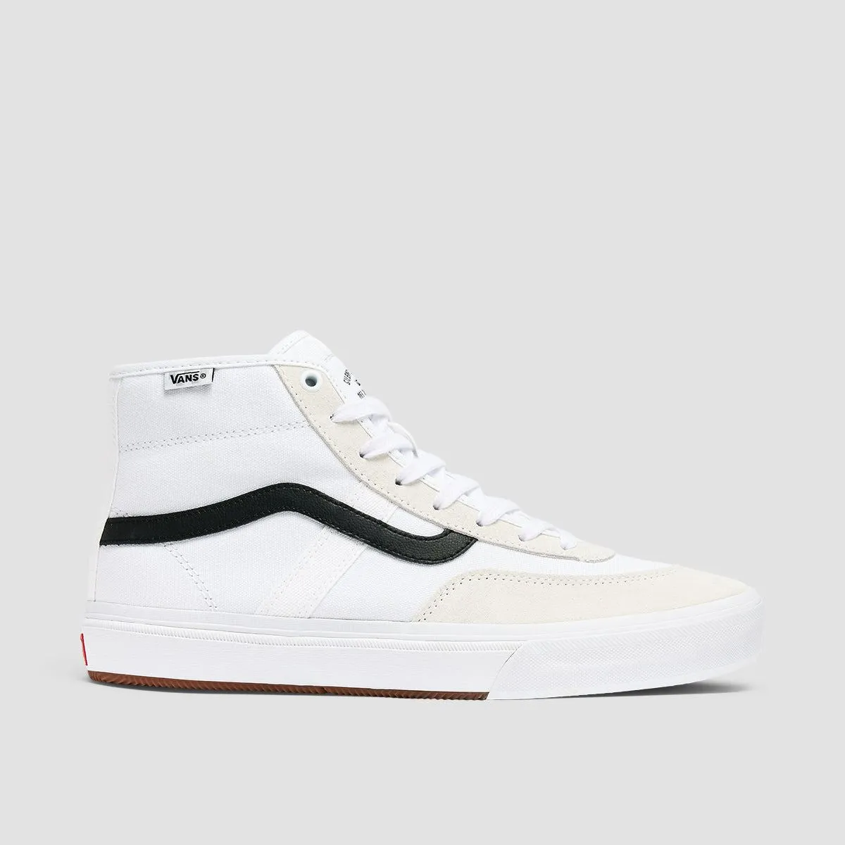 Vans Crockett High Shoes - White/Black/Gum