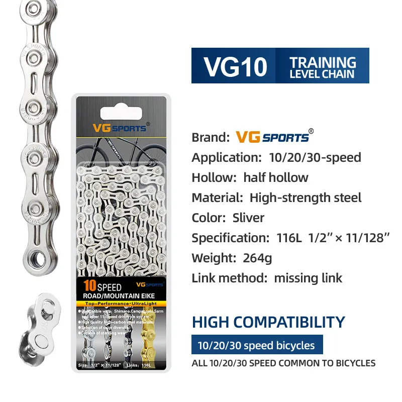 VG Sports 10 Speed Bicycle Chain