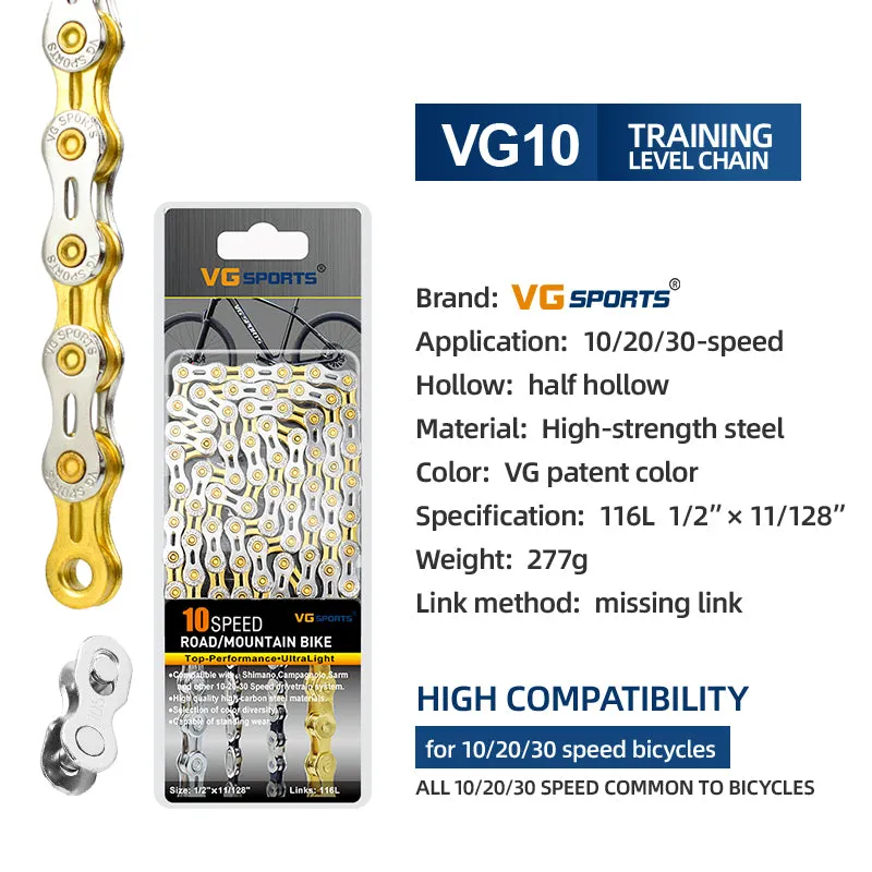 VG Sports 10 Speed Bicycle Chain