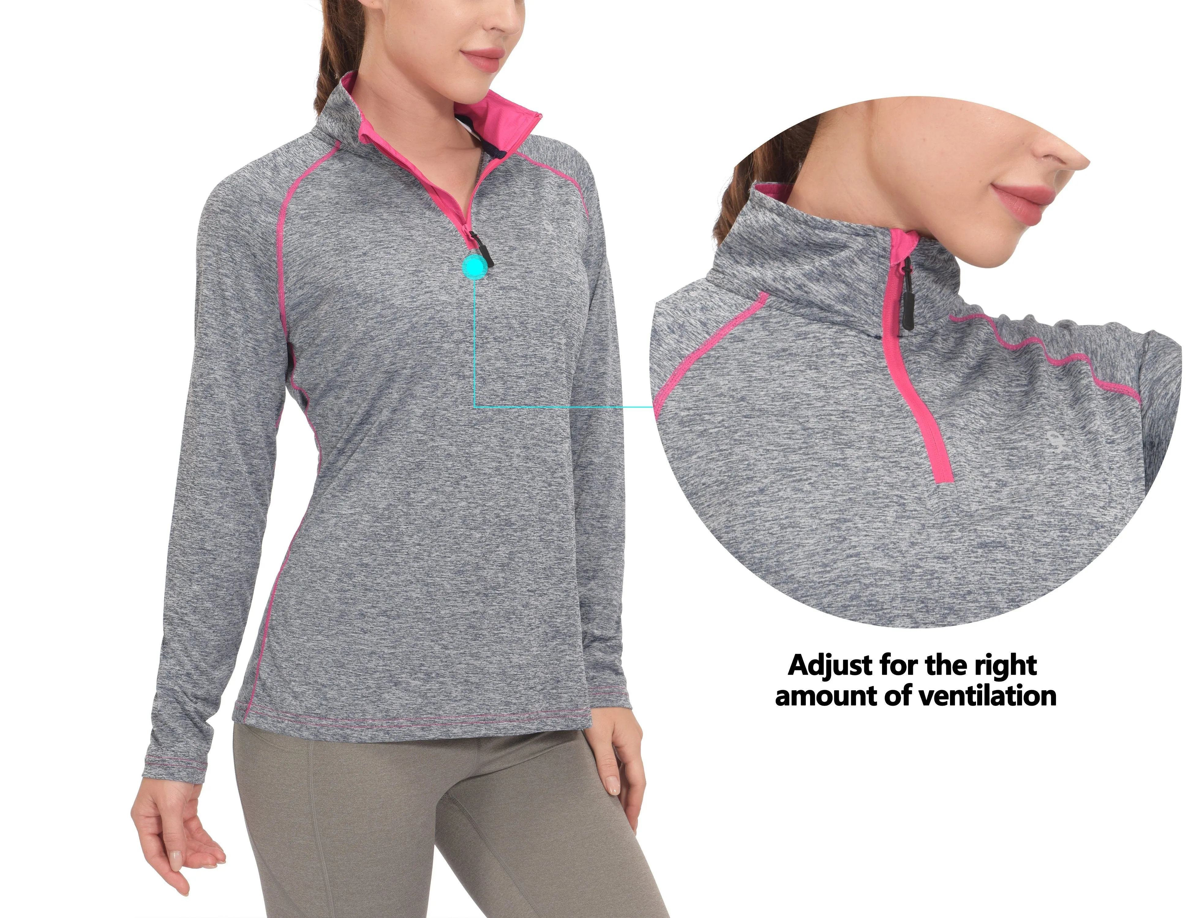 Women's Quick Dry Long Sleeve Running Sports Shirts