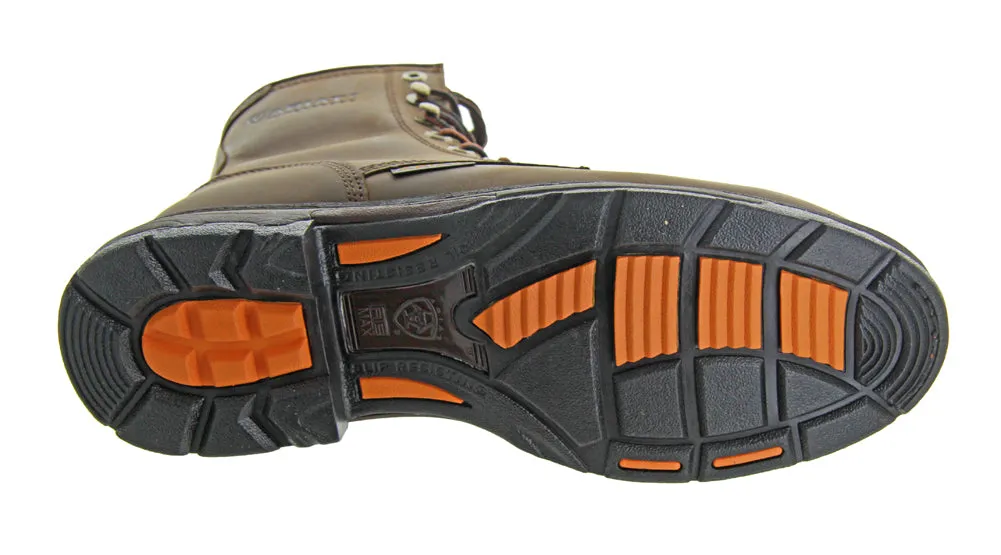 Workhog 8'' Oily Distress Brn WP by Ariat