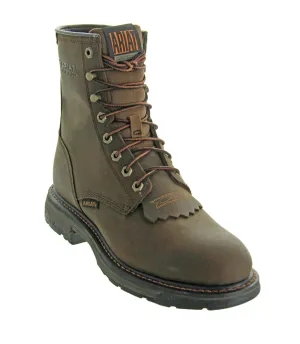 Workhog 8'' Oily Distress Brn WP by Ariat